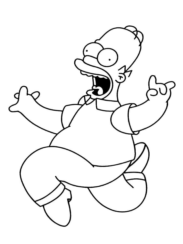 Çocuklar İçin Simpsonlar Boyama Sayfaları 
