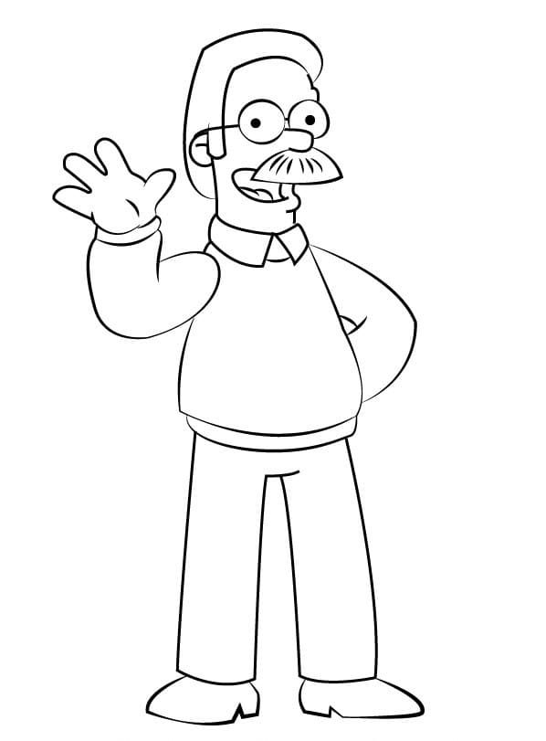 Çocuklar İçin Simpsonlar Boyama Sayfaları 