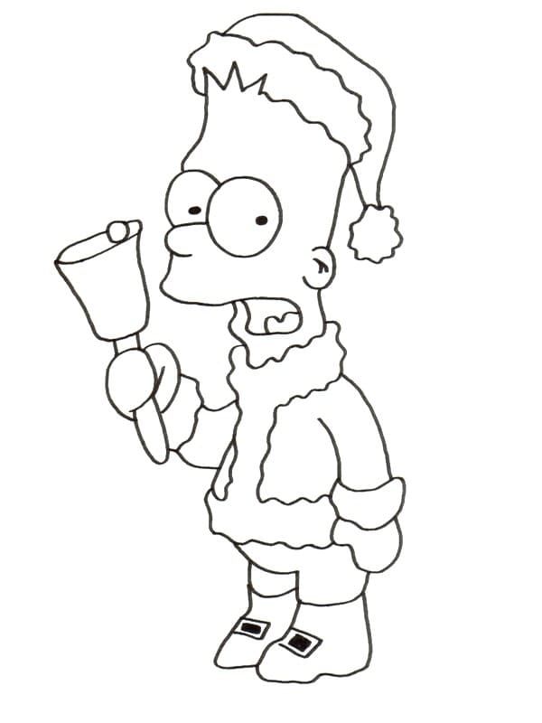 Çocuklar İçin Simpsonlar Boyama Sayfaları 