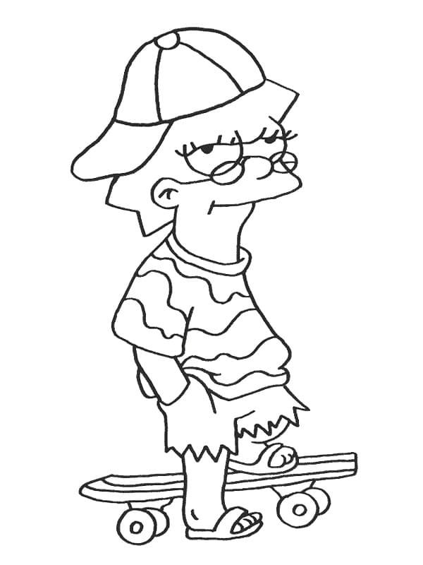 Çocuklar İçin Simpsonlar Boyama Sayfaları 