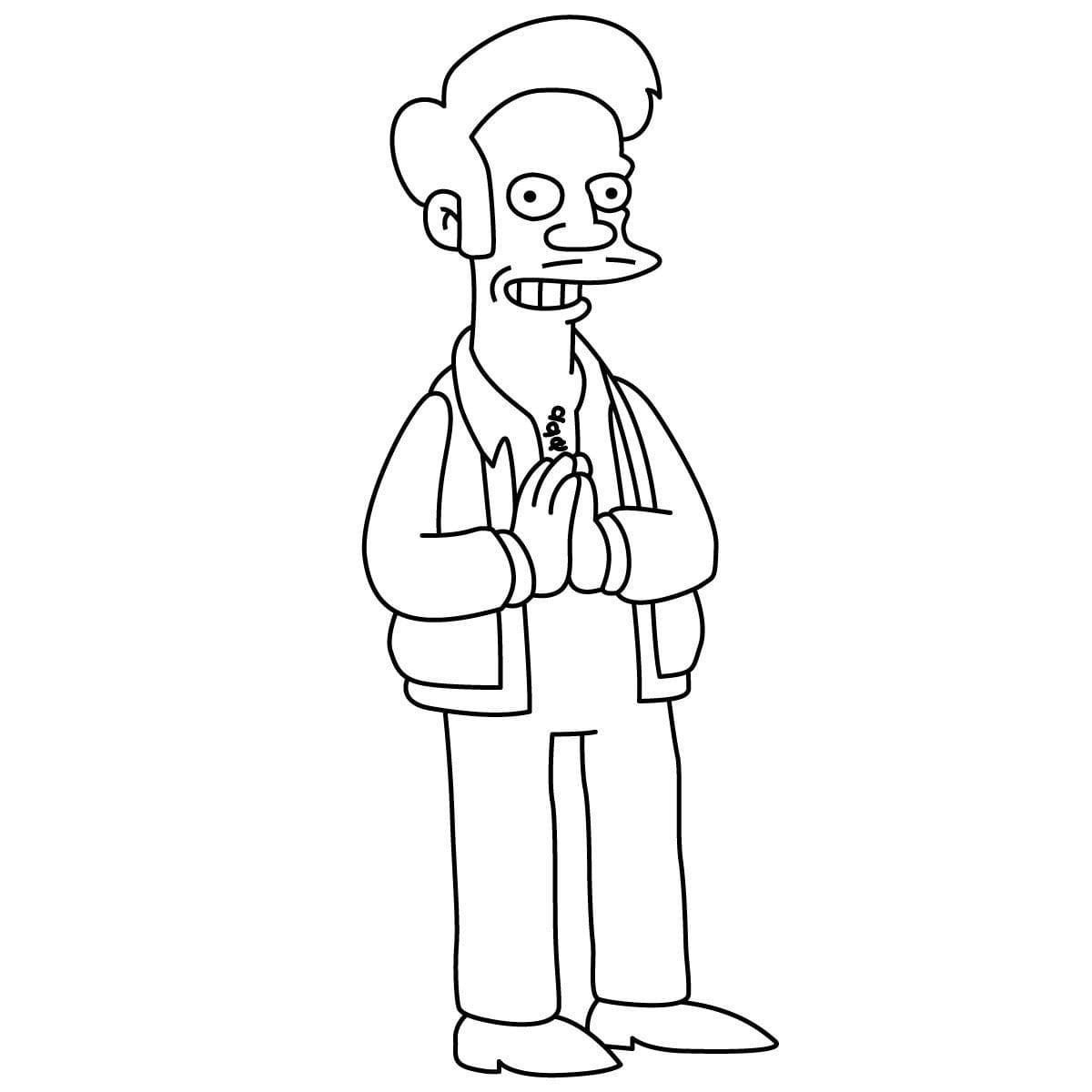Çocuklar İçin Simpsonlar Boyama Sayfaları 