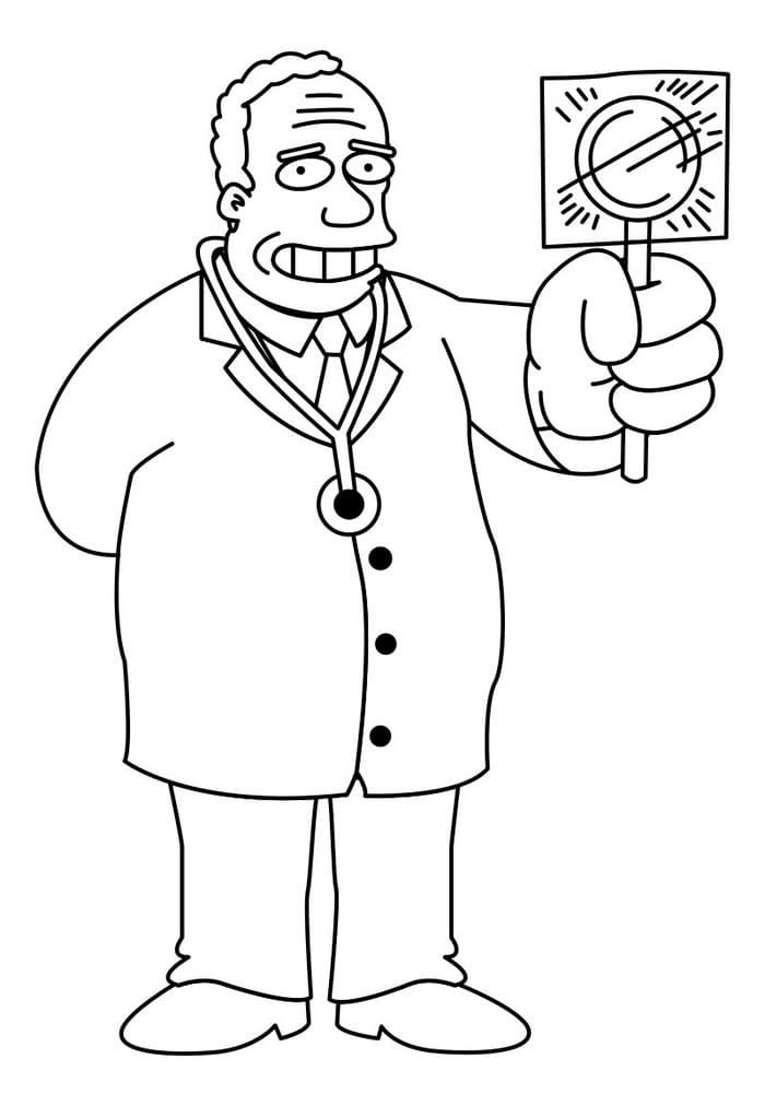 Çocuklar İçin Simpsonlar Boyama Sayfaları 