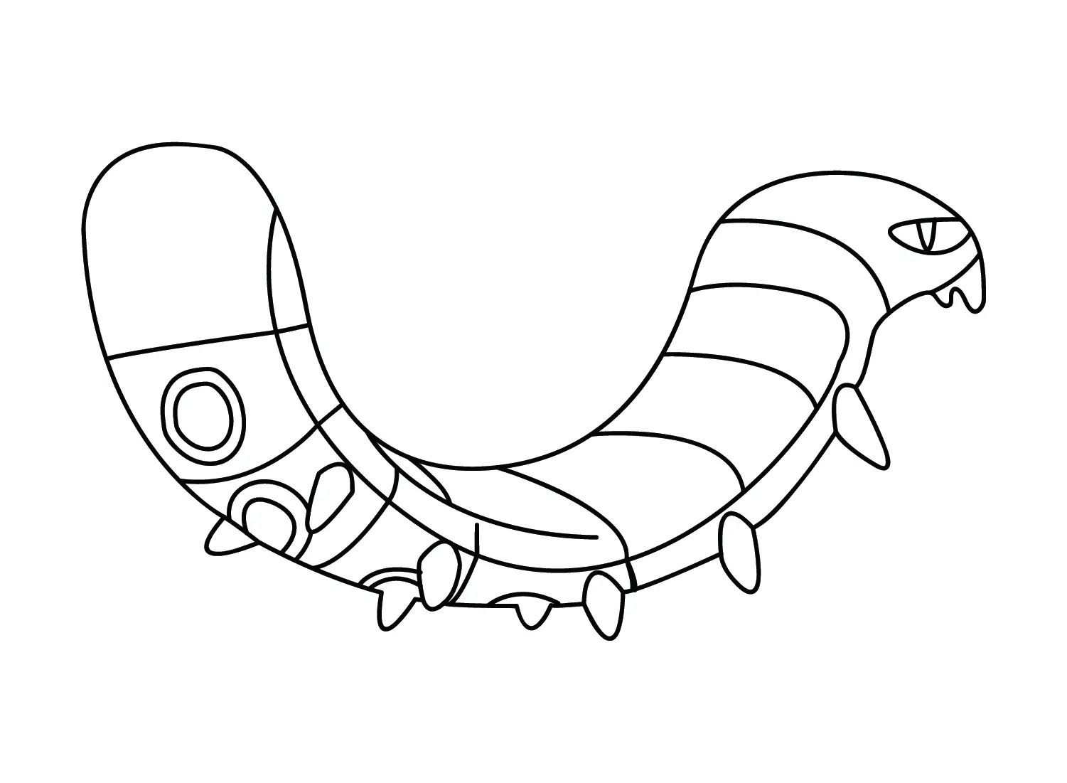 Çocuklar İçin Sizzlipede Boyama Sayfaları 