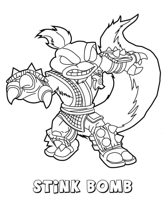 Çocuklar İçin Skylanders Boyama Sayfaları 