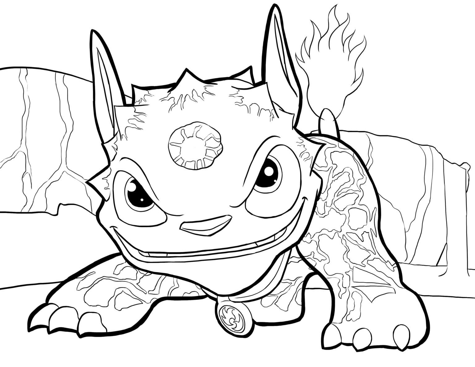 Çocuklar İçin Skylanders Boyama Sayfaları 