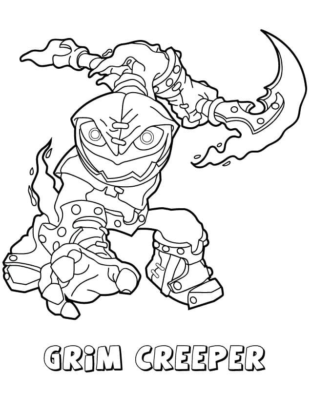 Çocuklar İçin Skylanders Boyama Sayfaları 