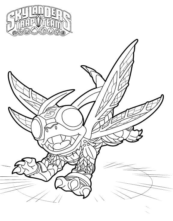 Çocuklar İçin Skylanders Boyama Sayfaları 