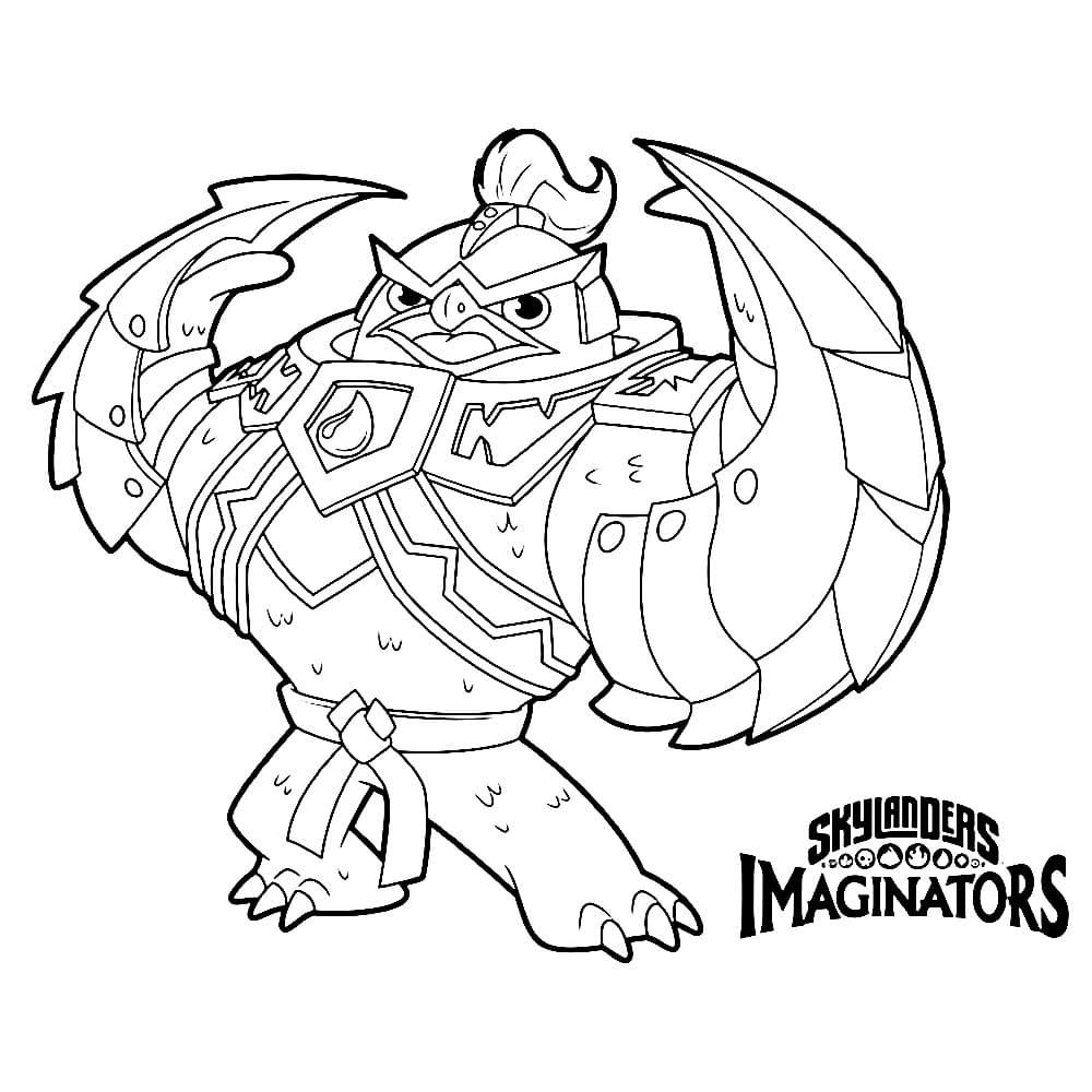 Çocuklar İçin Skylanders Boyama Sayfaları 