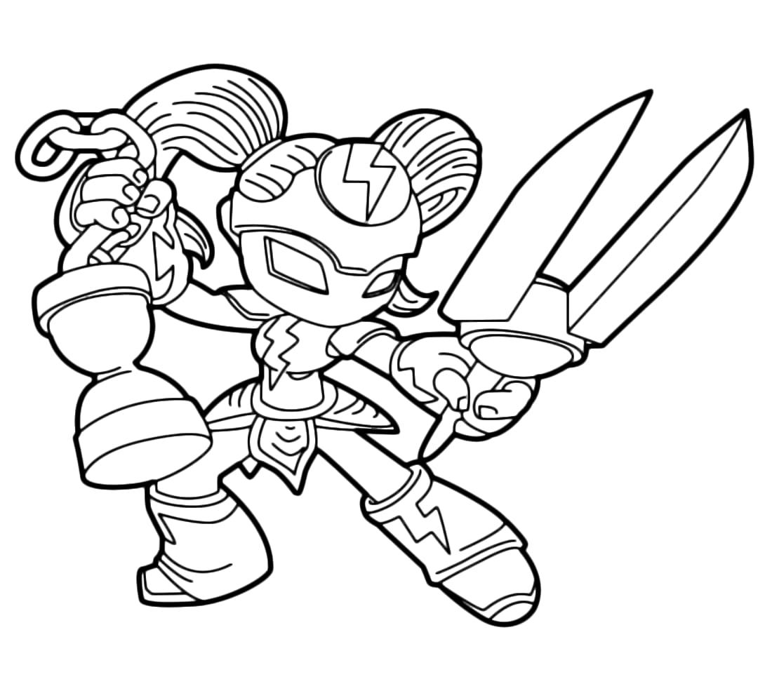 Çocuklar İçin Skylanders Boyama Sayfaları 