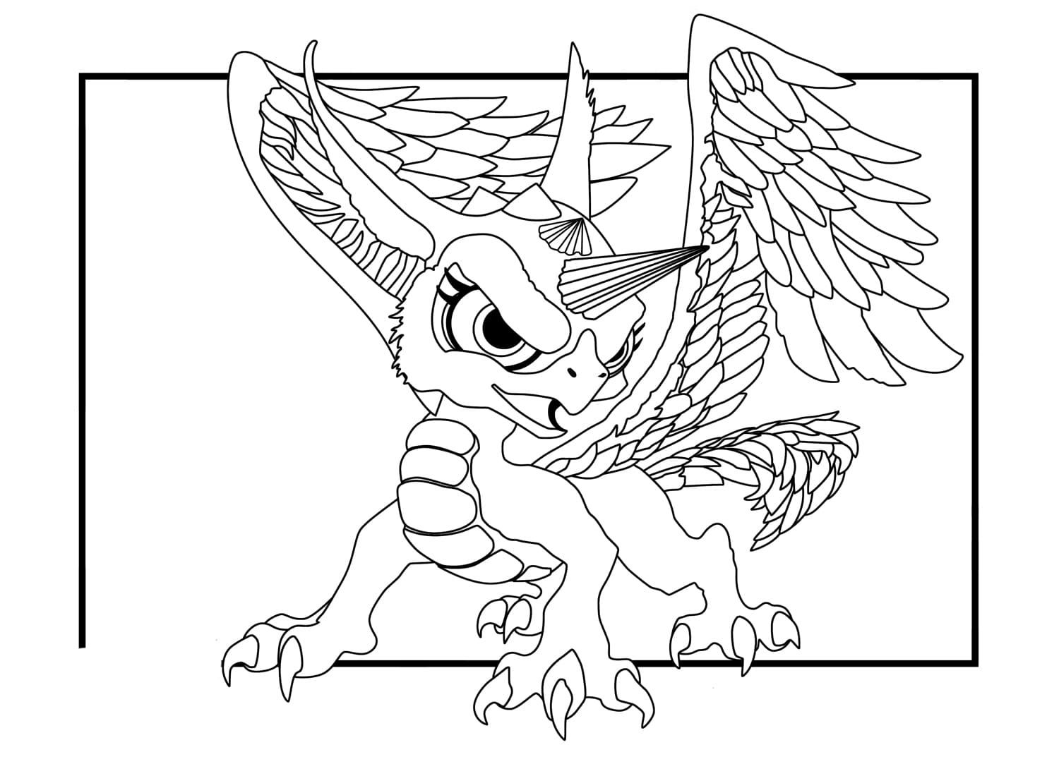 Çocuklar İçin Skylanders Boyama Sayfaları 