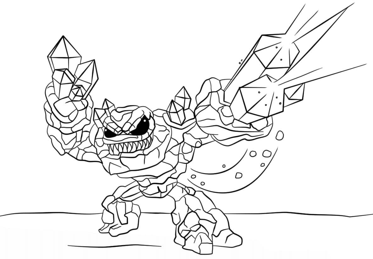 Çocuklar İçin Skylanders Boyama Sayfaları 