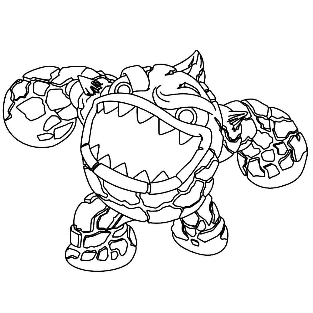 Çocuklar İçin Skylanders Boyama Sayfaları 