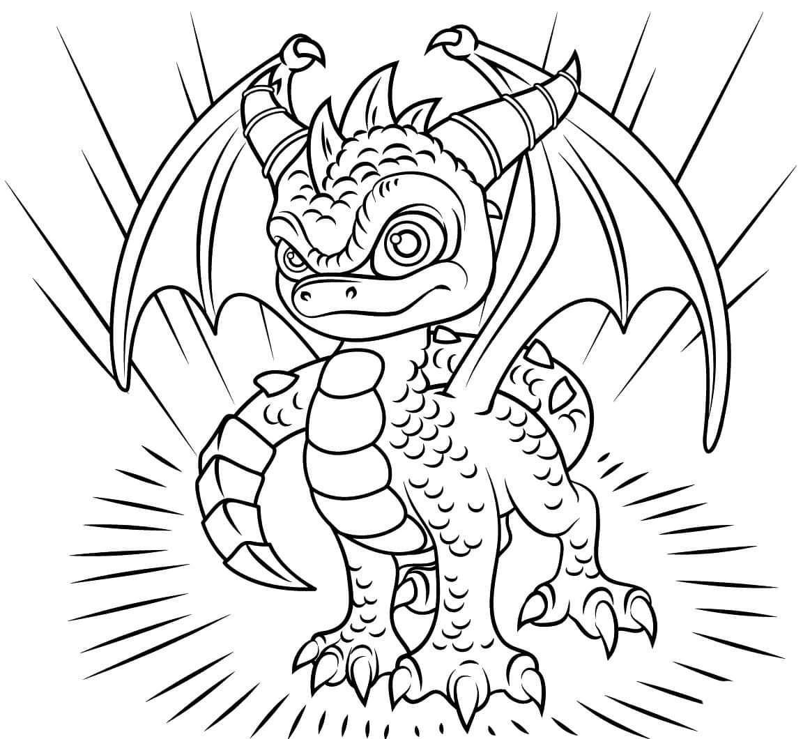 Çocuklar İçin Skylanders Boyama Sayfaları 