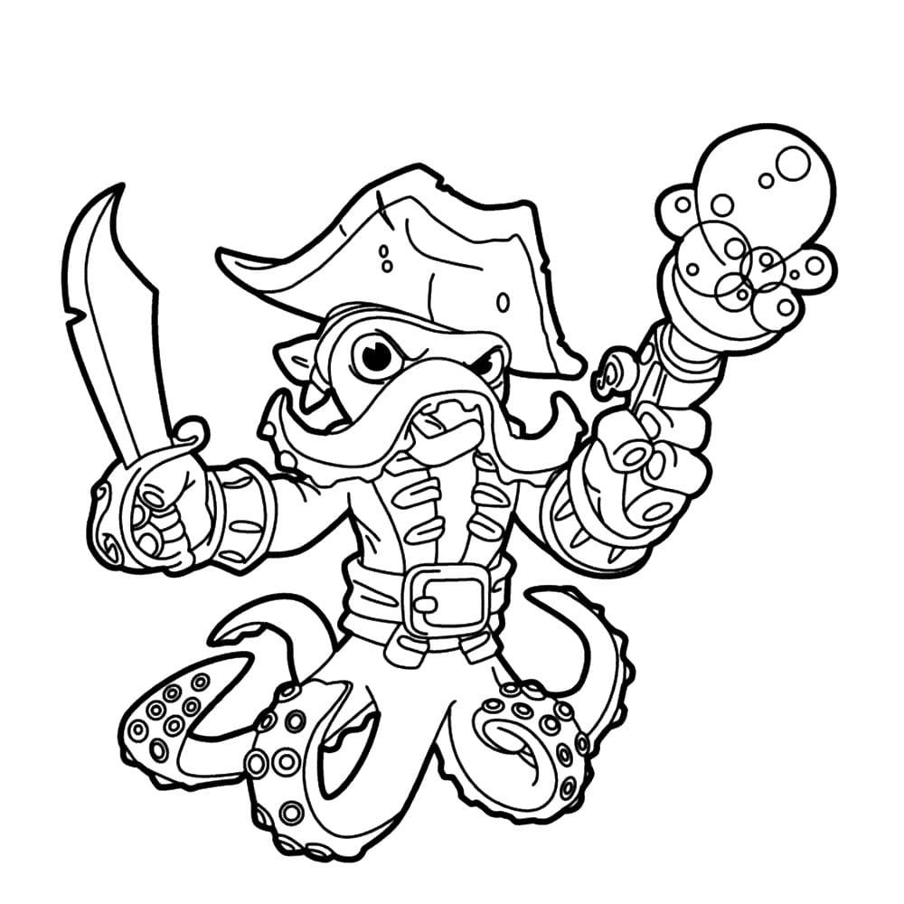Çocuklar İçin Skylanders Boyama Sayfaları 