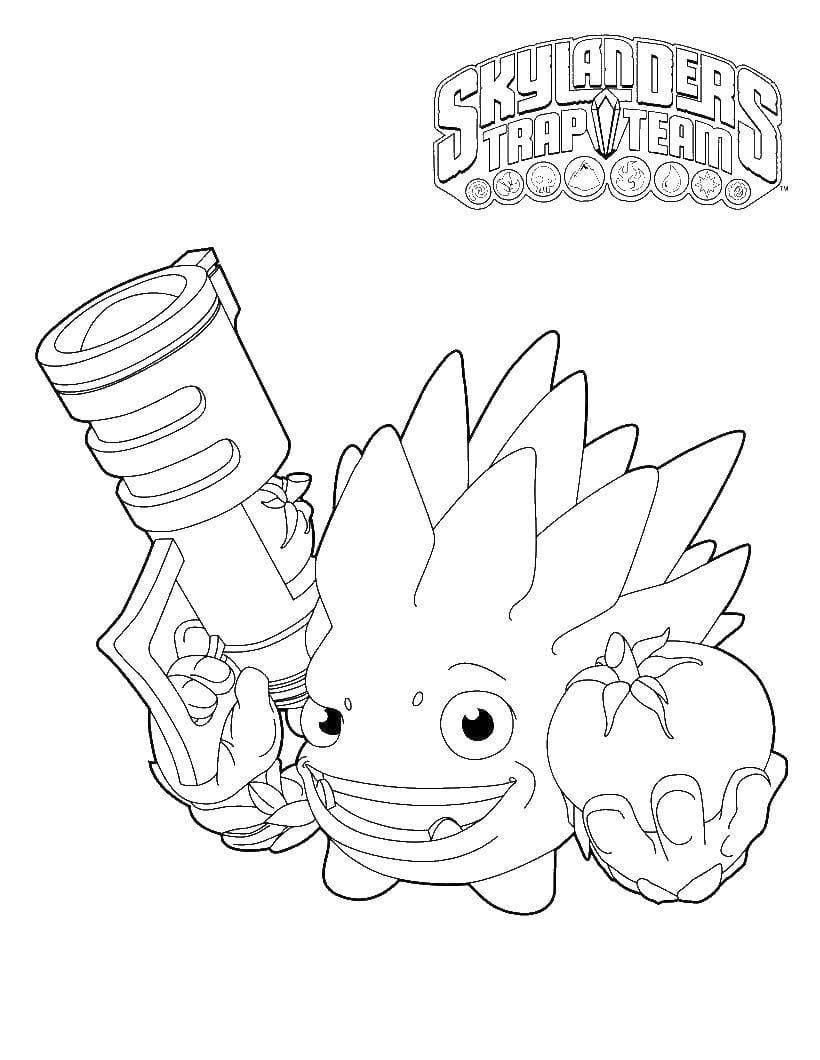 Çocuklar İçin Skylanders Boyama Sayfaları 