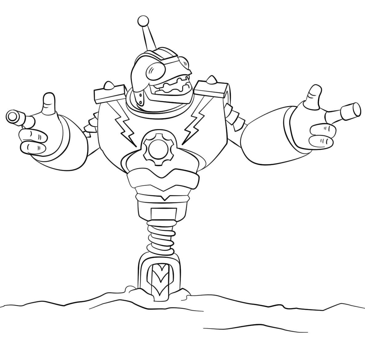 Çocuklar İçin Skylanders Boyama Sayfaları 
