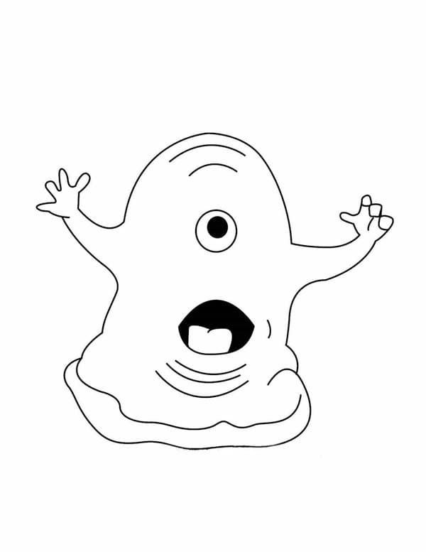 Çocuklar İçin Slime Boyama Sayfaları 