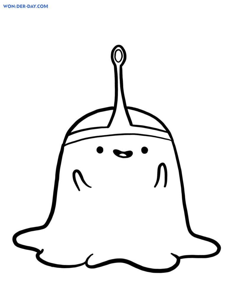 Çocuklar İçin Slime Boyama Sayfaları 