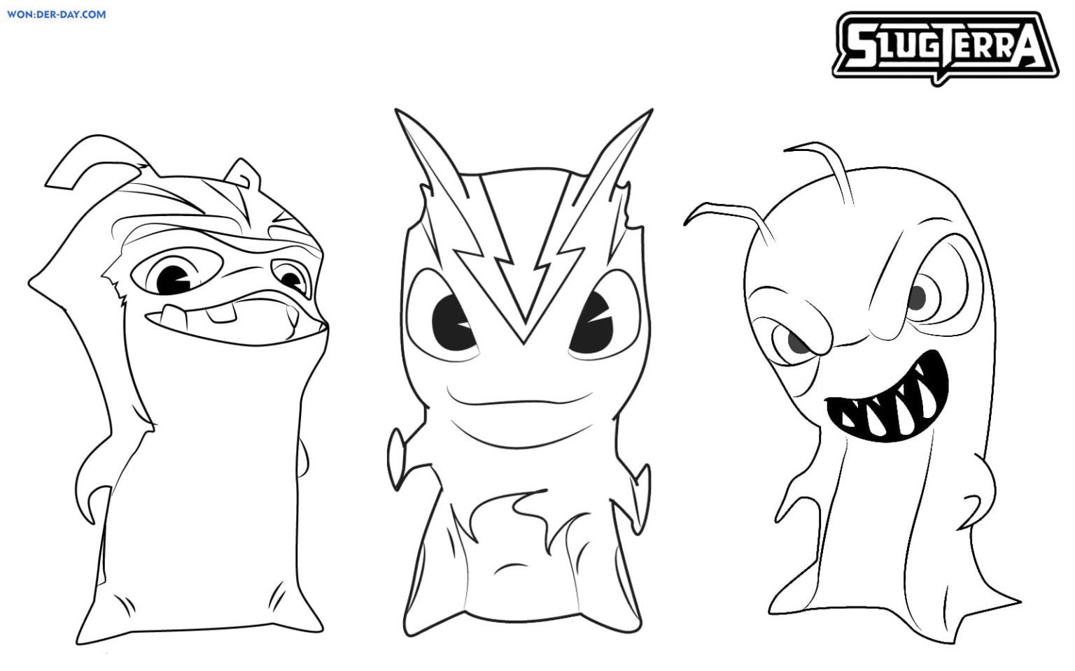 Çocuklar İçin Slugterra Boyama Sayfaları 