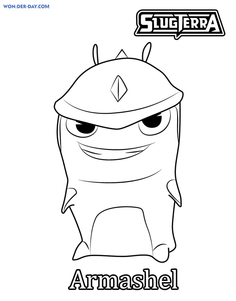 Çocuklar İçin Slugterra Boyama Sayfaları 
