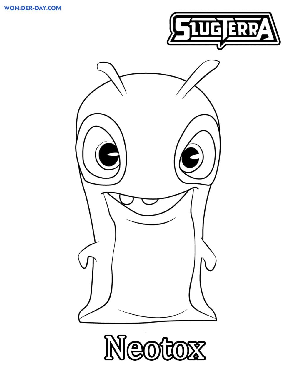 Çocuklar İçin Slugterra Boyama Sayfaları 