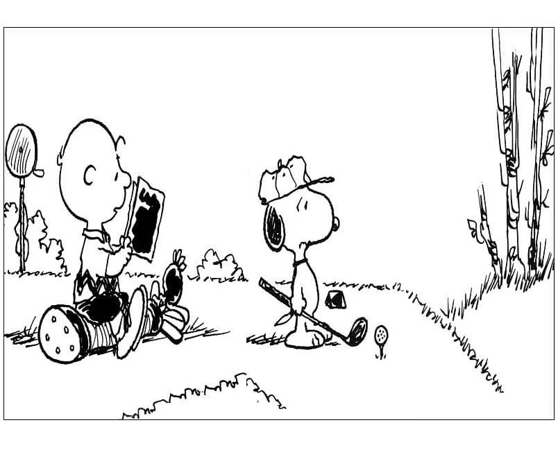 Çocuklar İçin Snoopy Boyama Sayfaları 