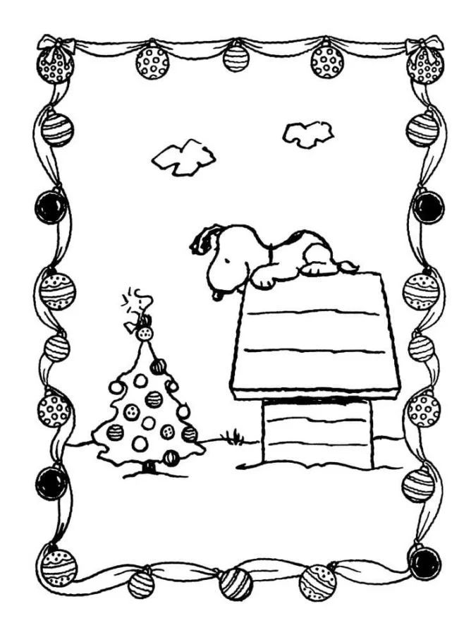Çocuklar İçin Snoopy Boyama Sayfaları 