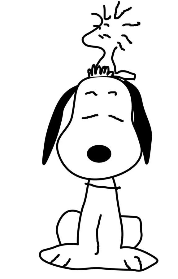 Çocuklar İçin Snoopy Boyama Sayfaları 