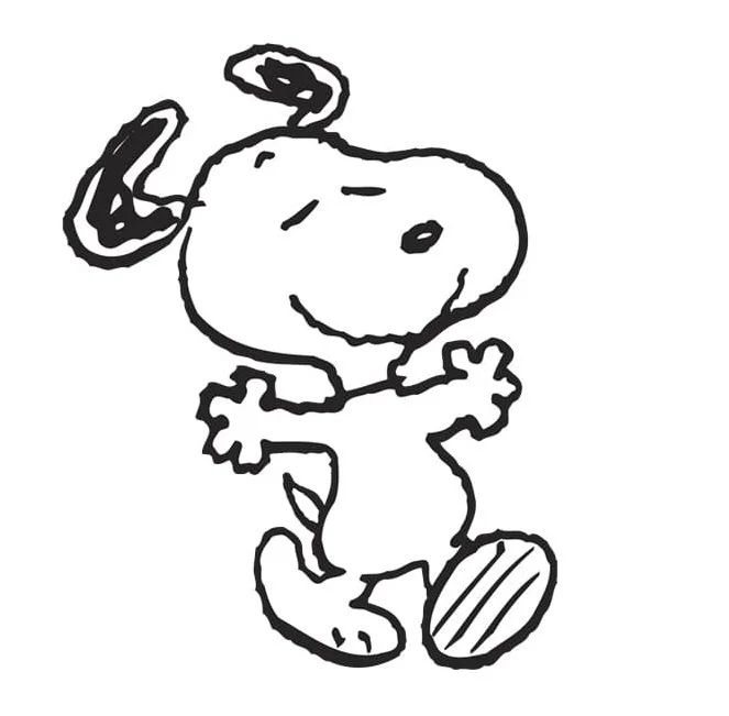 Çocuklar İçin Snoopy Boyama Sayfaları 