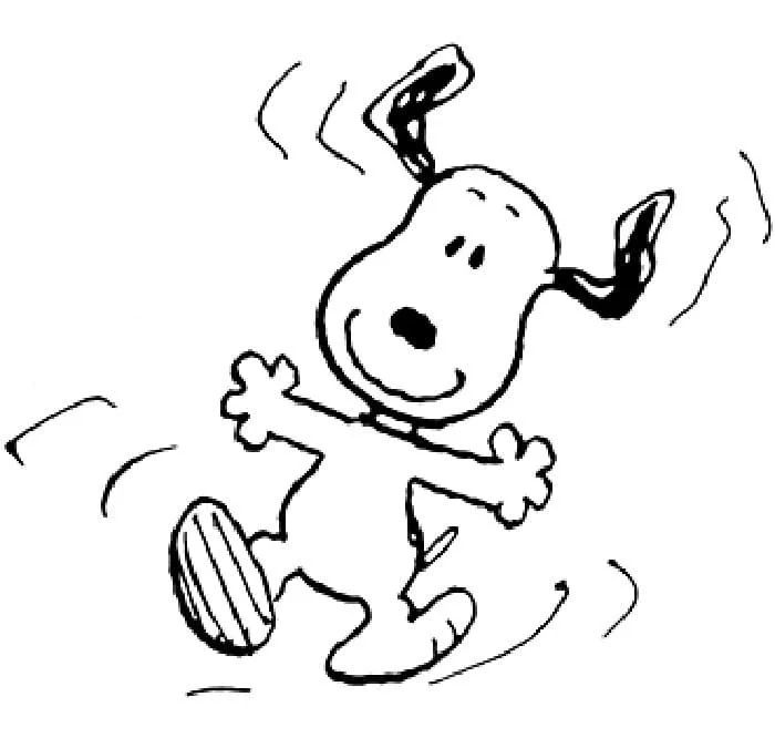 Çocuklar İçin Snoopy Boyama Sayfaları 