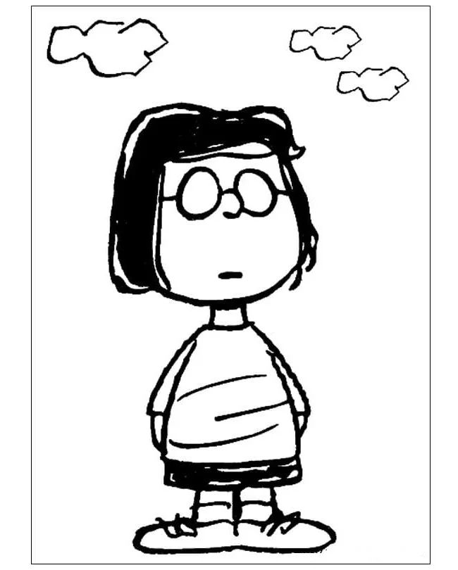 Çocuklar İçin Snoopy Boyama Sayfaları 