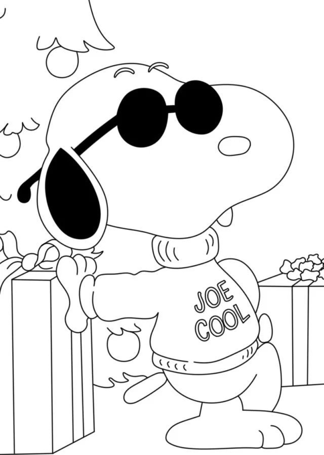 Çocuklar İçin Snoopy Boyama Sayfaları 