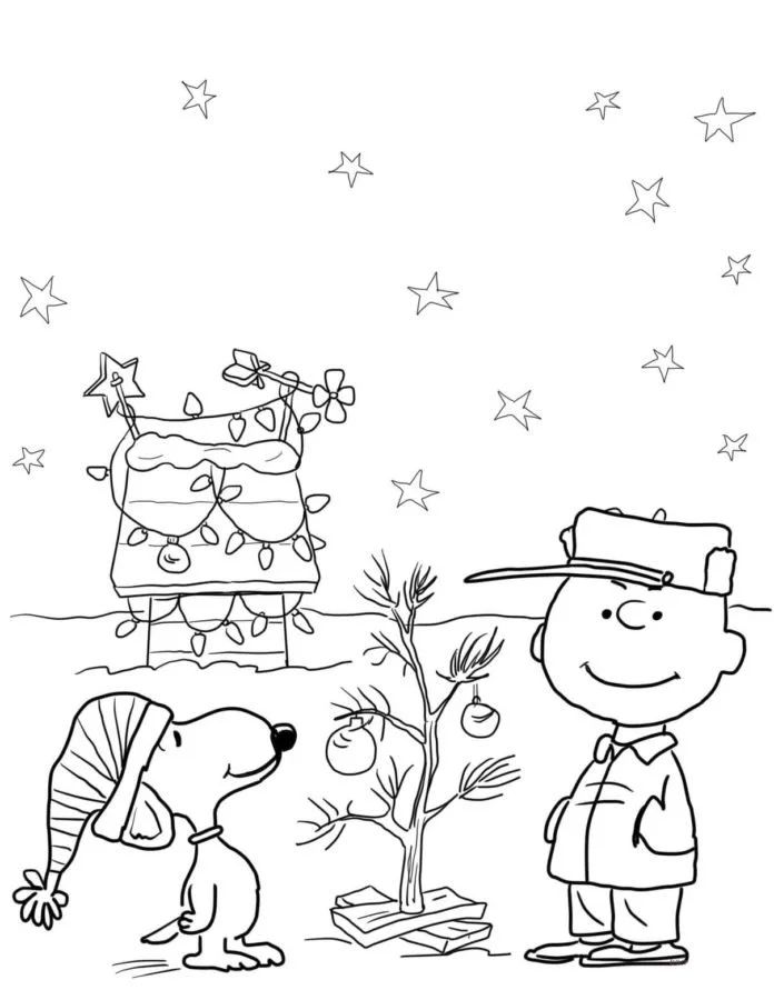 Çocuklar İçin Snoopy Boyama Sayfaları 