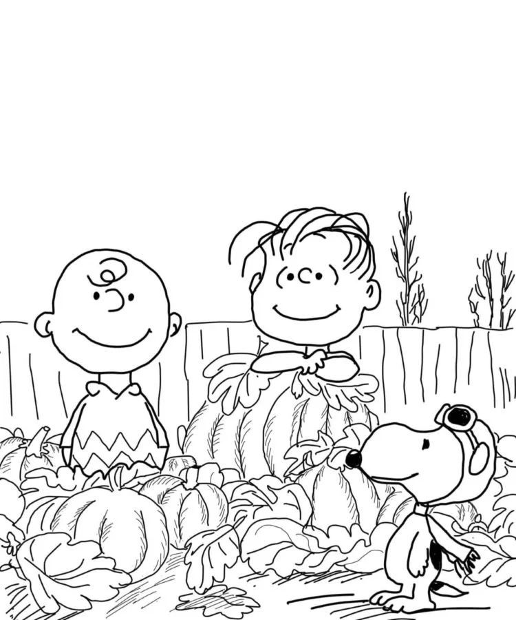 Çocuklar İçin Snoopy Boyama Sayfaları 