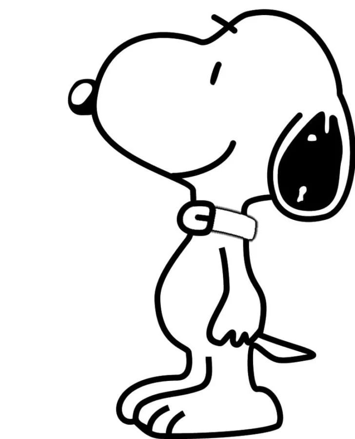 Çocuklar İçin Snoopy Boyama Sayfaları 