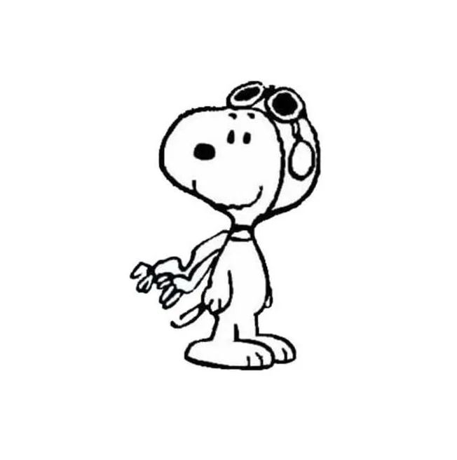 Çocuklar İçin Snoopy Boyama Sayfaları 