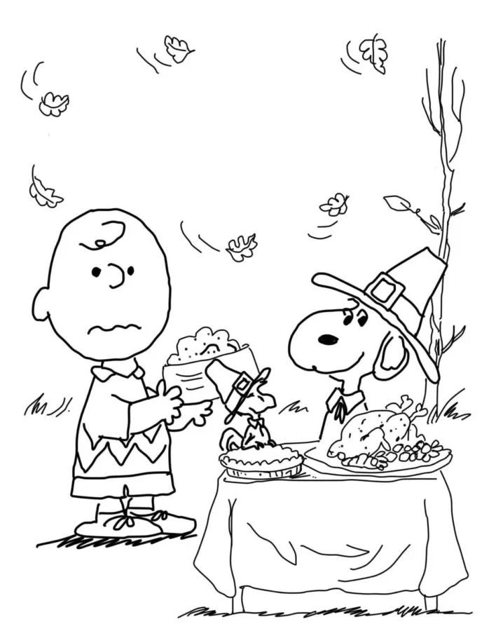 Çocuklar İçin Snoopy Boyama Sayfaları 