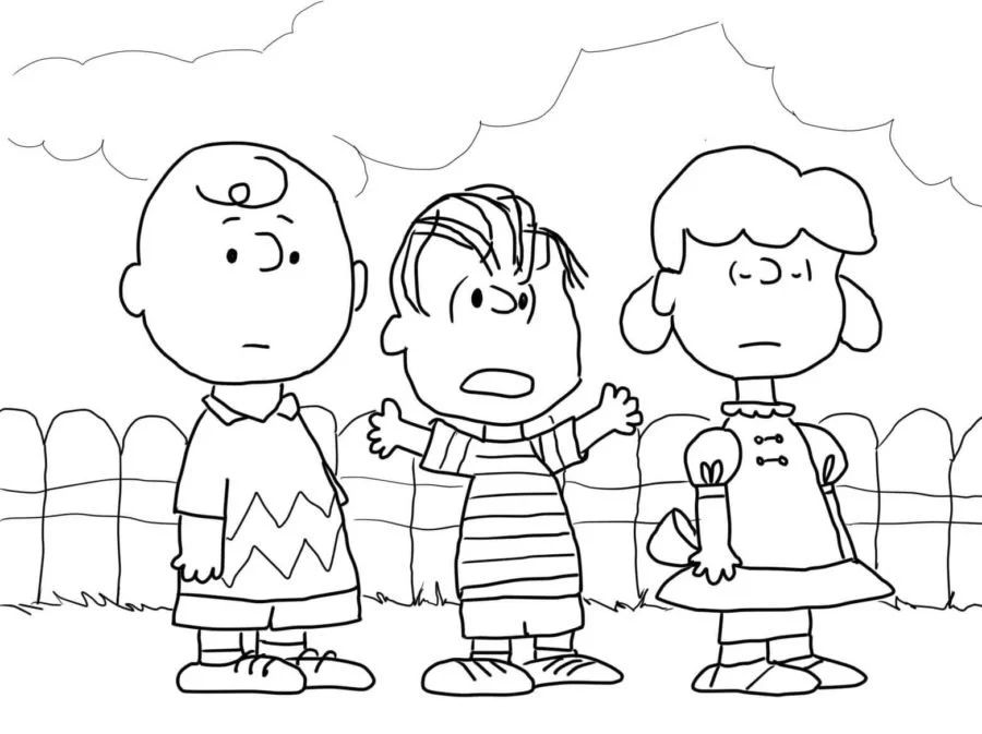 Çocuklar İçin Snoopy Boyama Sayfaları 