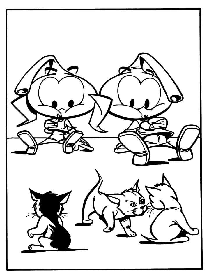 Çocuklar İçin Snorks Boyama Sayfaları 