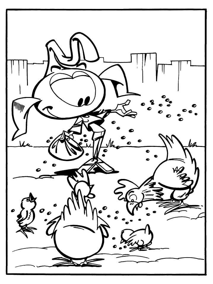 Çocuklar İçin Snorks Boyama Sayfaları 