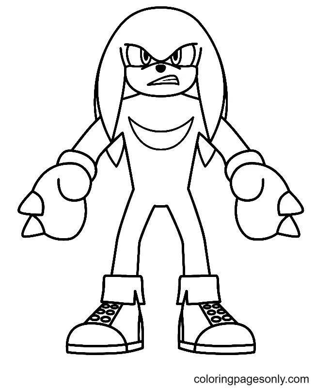Çocuklar İçin Sonic-The Hedgehog 2 Boyama Sayfaları 