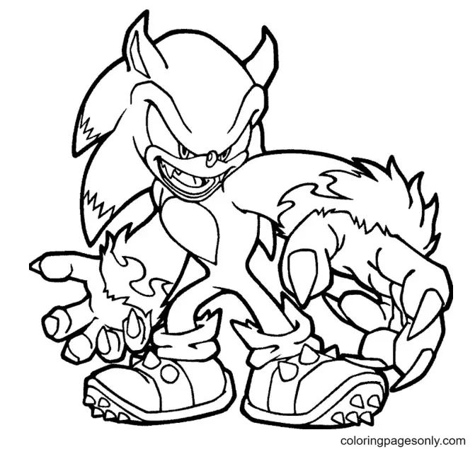 Çocuklar İçin Sonic-The Hedgehog 2 Boyama Sayfaları 