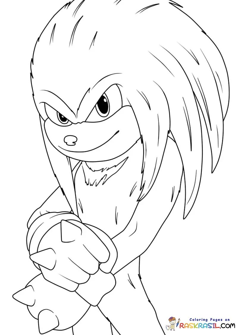 Çocuklar İçin Sonic-The Hedgehog 2 Boyama Sayfaları 