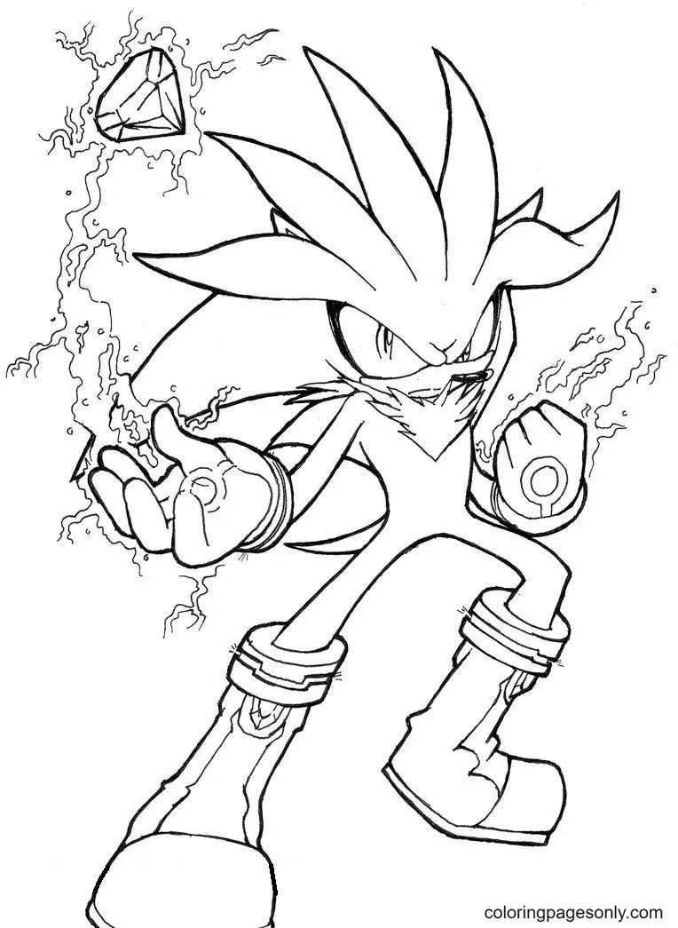 Çocuklar İçin Sonic-The Hedgehog 2 Boyama Sayfaları 