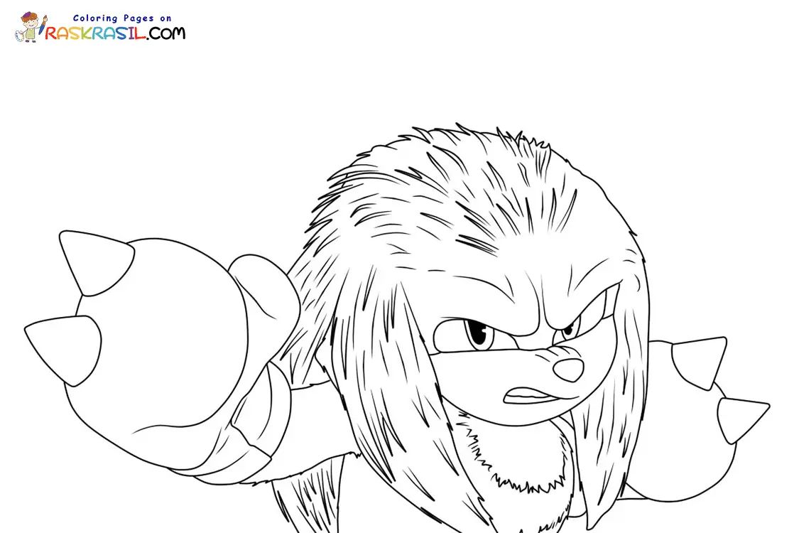 Çocuklar İçin Sonic-The Hedgehog 2 Boyama Sayfaları 