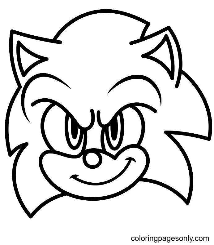 Çocuklar İçin Sonic Boyama Sayfaları 