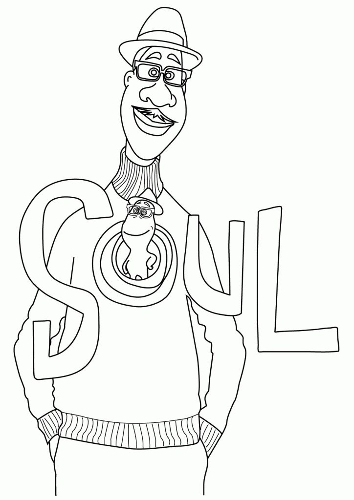 Çocuklar İçin Soul Boyama Sayfaları 