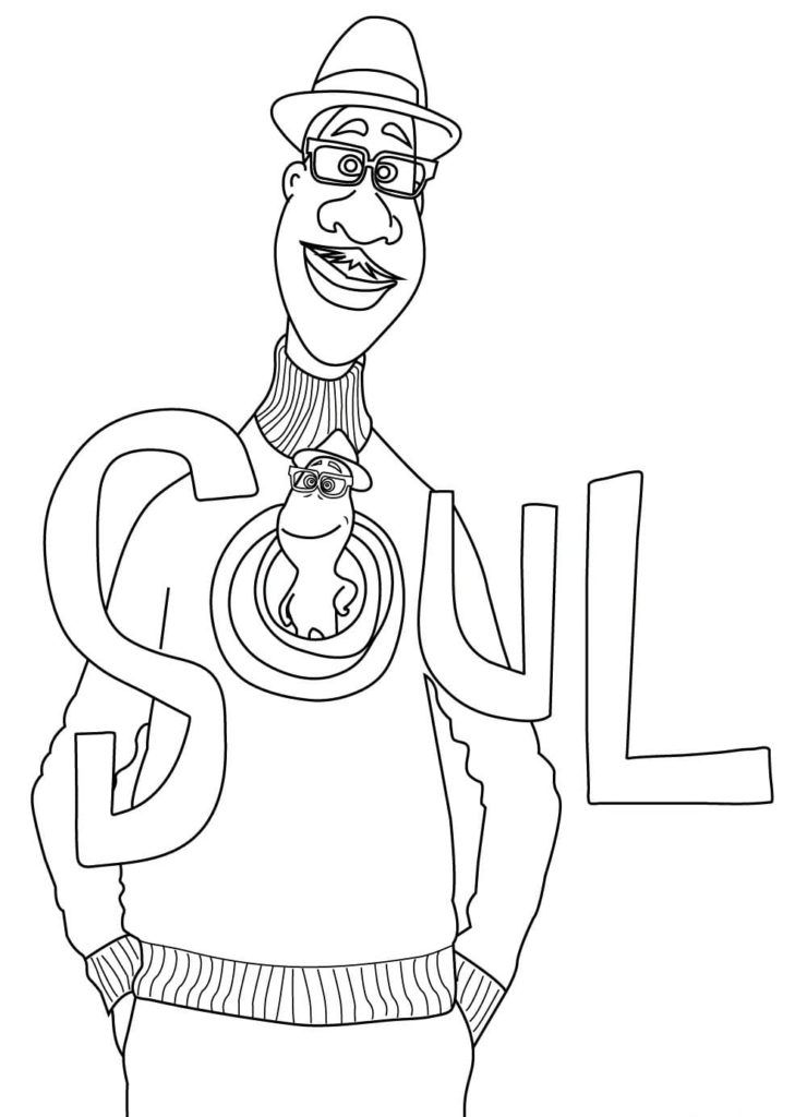 Çocuklar İçin Soul Boyama Sayfaları 
