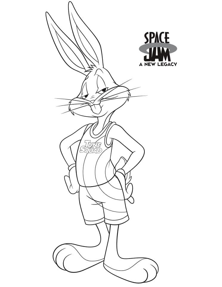 Çocuklar İçin Space Jam Boyama Sayfaları 