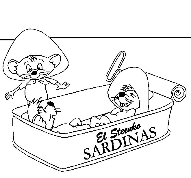 Çocuklar İçin Speedy Gonzales Boyama Sayfaları 